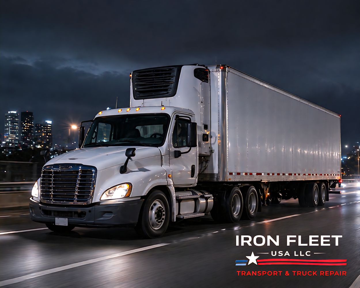 Commercial freight truck