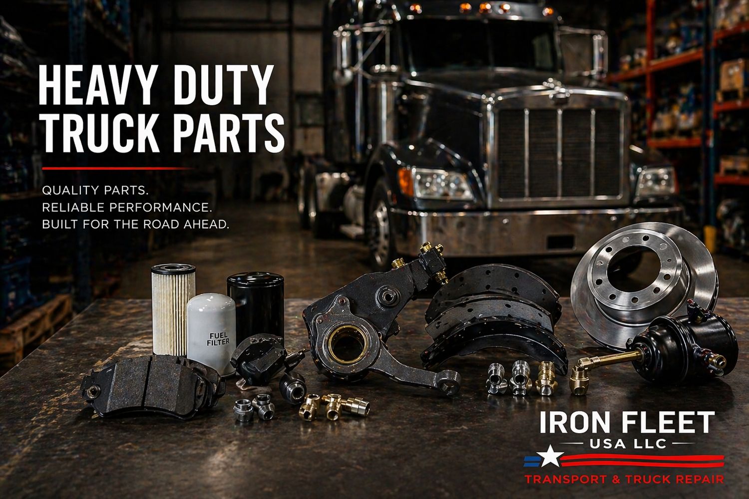 Heavy-duty truck components and parts